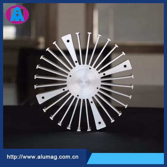 맞춤형 알루미늄 LED 방열판을 갖춘 색상 양극 산화 알루미늄 합금 압출 프로파일