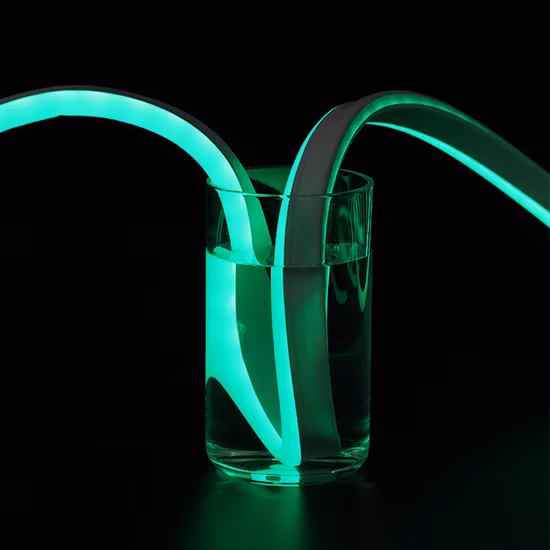 슈퍼 슬림 미니 6X6mm 방수 조명 24V 유연한 LED 네온 스트립